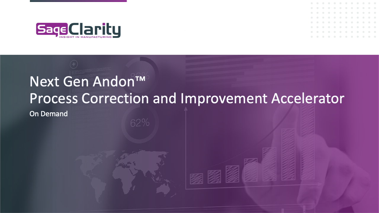 Next Gen ANDON process correction and improvement acclerator app on demand video
